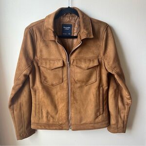 Abercrombie & Fitch - Vegan Suede Trucker Jacket